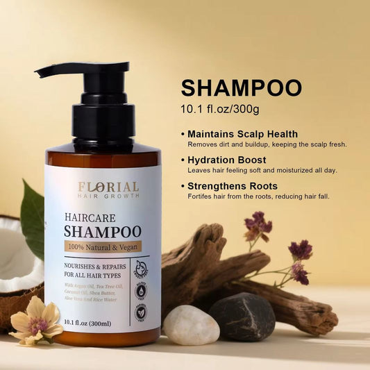 Florial Hair Growth Shampoo Advertisement